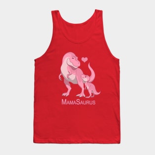 Mamasaurus Mommy & Baby Girl T-Rex Dinosaurs Tank Top